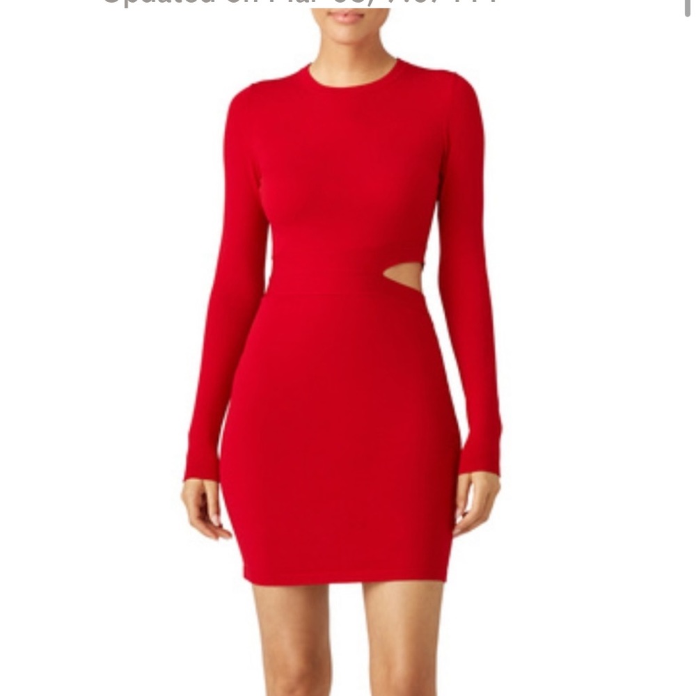 Elizabeth and James Railey Dress xs excellent condition red cutout